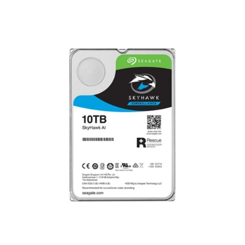 SEAGATE 10TB HDD CCTV SKYHAWK AI (7200RPM, 256MB, SATA-3