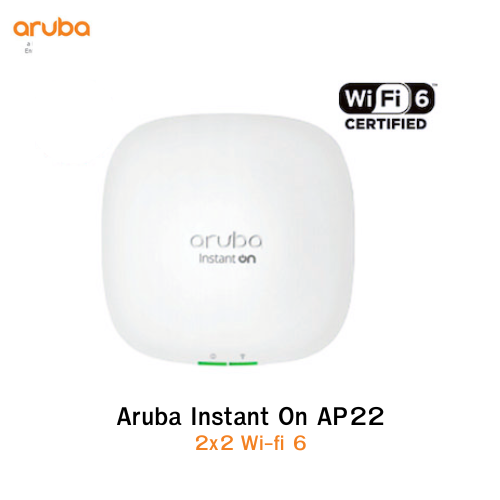 Aruba Instant On AP22 2x2 WiFi 6 Wireless Access Point | Long Range,  Secure, Built-in Gateway, Smart Mesh Support, Bluetooth | US Model | Power  Source